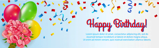Cheapest Birthday Banner / Paper Sign in Vancouver - 24 hr. online Print start from $4 / sq. ft.